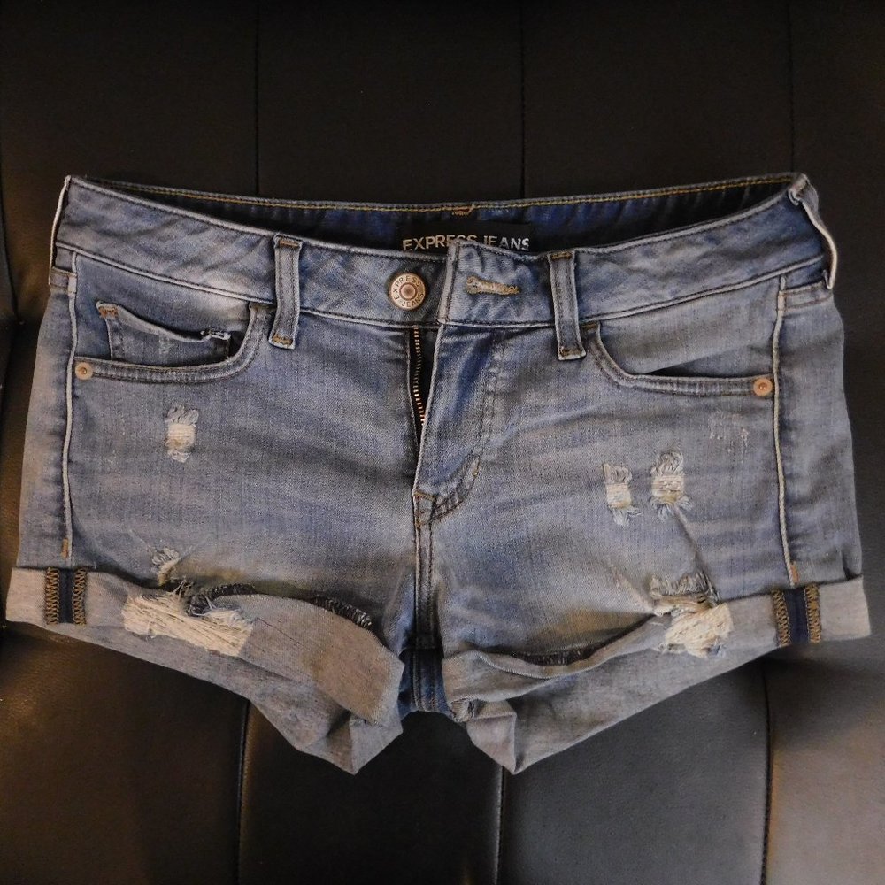 Express Cuffed Jean Shorts for Women